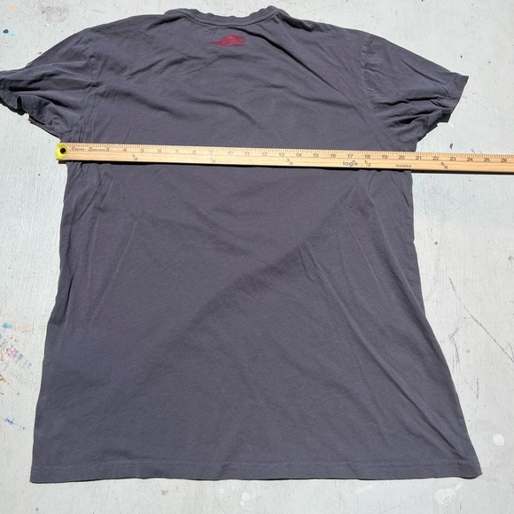 Men's Indian Motorcycles T-Shirt Gray Spell-Out Logo L Bikercore Racing Moto UK - Picture 11 of 14